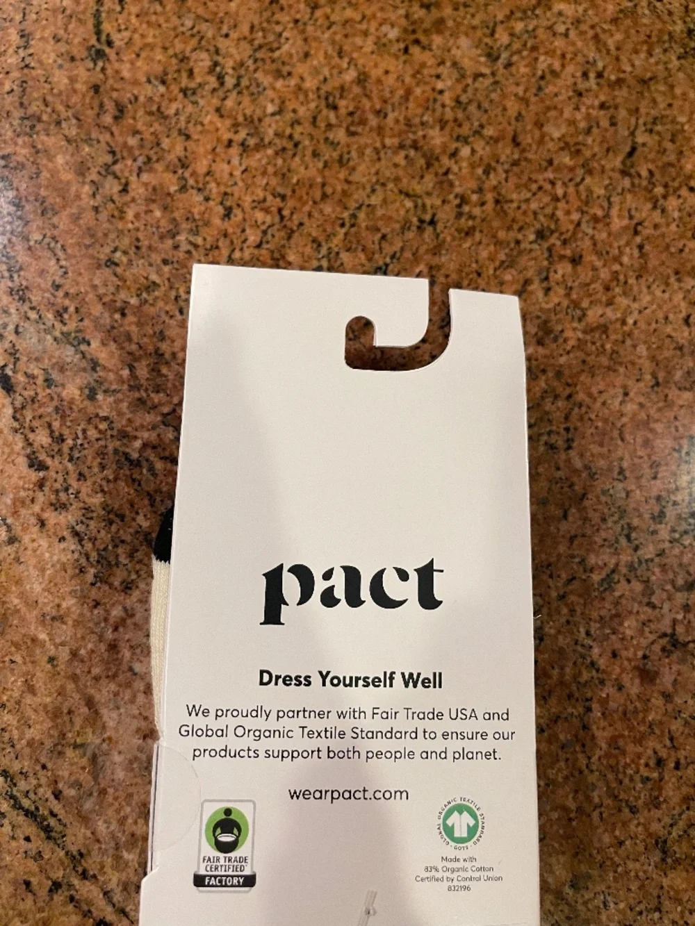 NEW! Pact Women's Dots & Stripes No Show Socks 2 Pack Organic Cotton NWT!